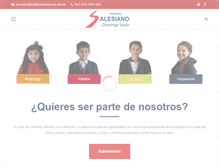 Tablet Screenshot of institutodomingosavio.edu.mx